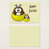 Easter owl - yellow (Front & Back)