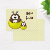 Easter owl - yellow (Desk)