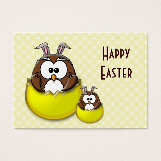 Easter owl - yellow (Front)