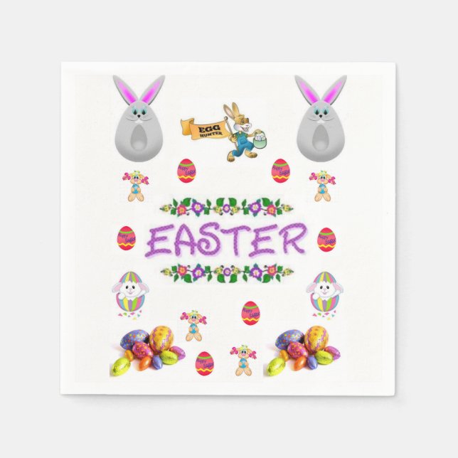 Easter Paper Napkins (Front)