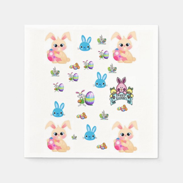Easter Paper Napkins (Front)