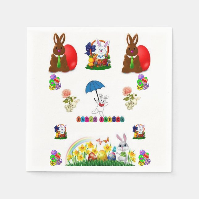 Easter Paper Napkins (Front)