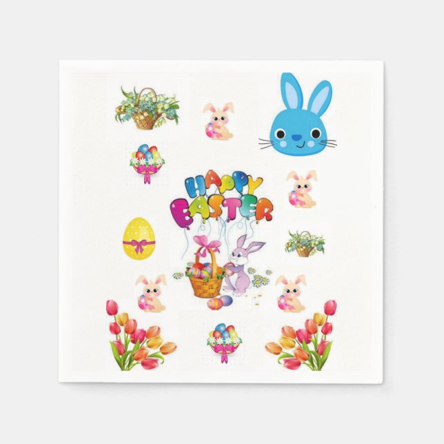 Easter Paper Napkins (Front)