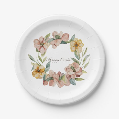 Easter paper plate round 