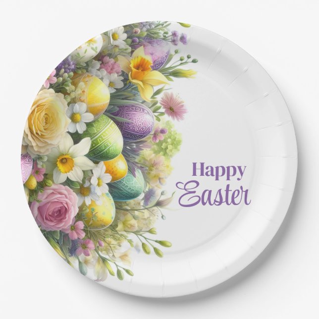 Easter  paper plates (Front)