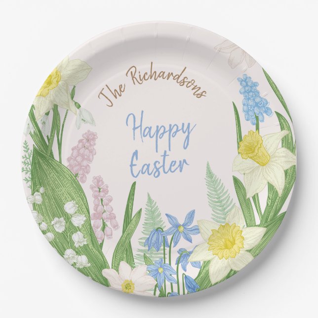 Easter Paper Plates (Front)