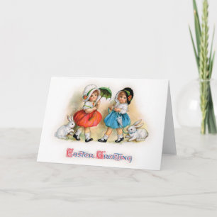Easter Parade Cuties Holiday Card