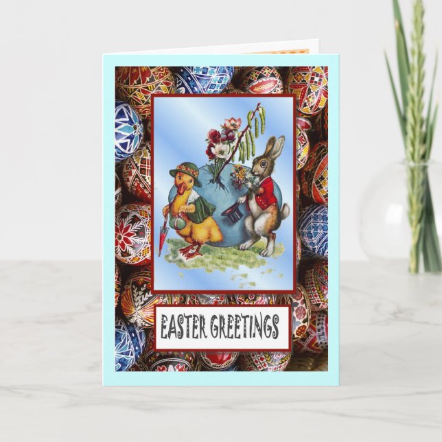 Easter parade holiday card (Front)