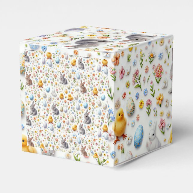 Easter & Party Favour Boxes – Cute Treat Boxes (Front Side)