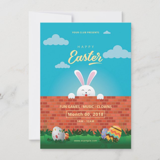 Easter Party Invitation (Front)
