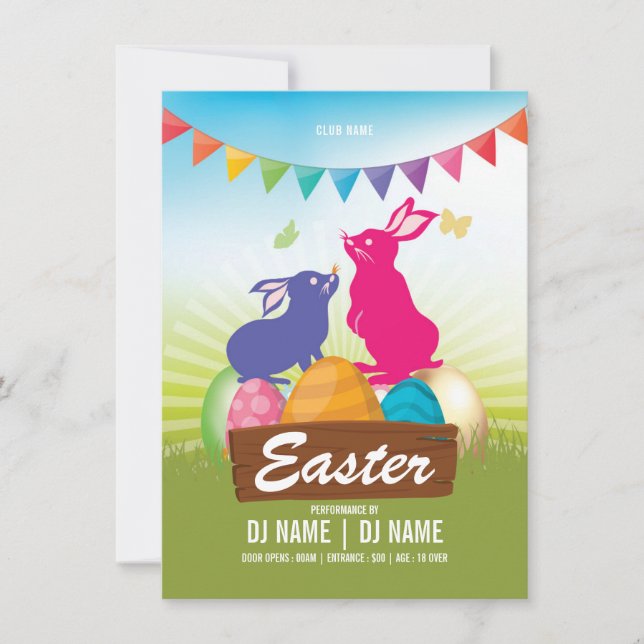 Easter Party Invitation (Front)