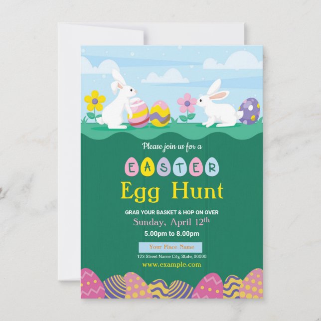 Easter Party Invitation (Front)