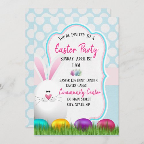 Easter Party Invitation Card