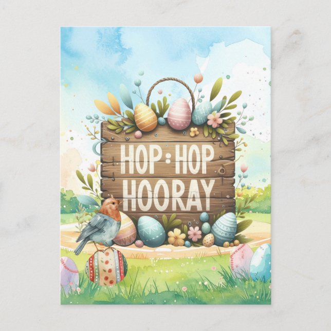 Easter Party Invitation card  (Front)