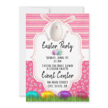 Easter Party Invitation Card
