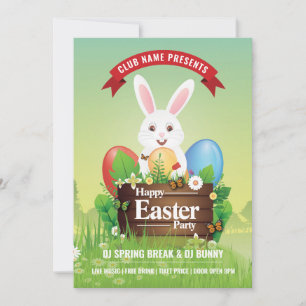 Easter Party Invitation Flyer