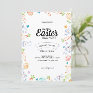 Easter Party Invitation Template