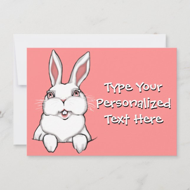 Easter Party Invitations Easter Cards Personalized (Front)