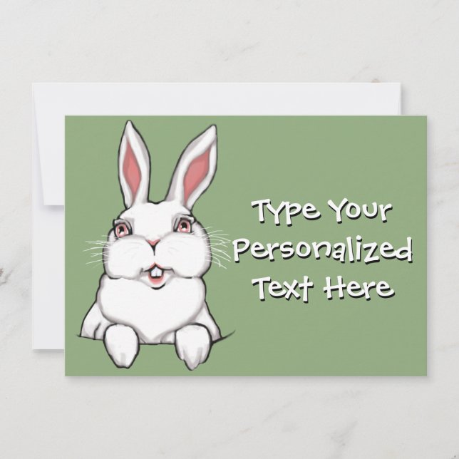 Easter Party Invitations Easter Cards Personalized (Front)