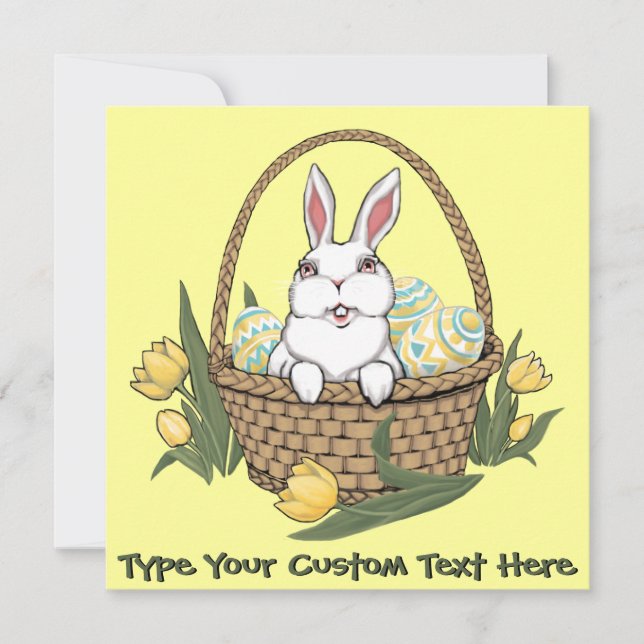 Easter Party Invitations Easter Cards Personalized (Front)