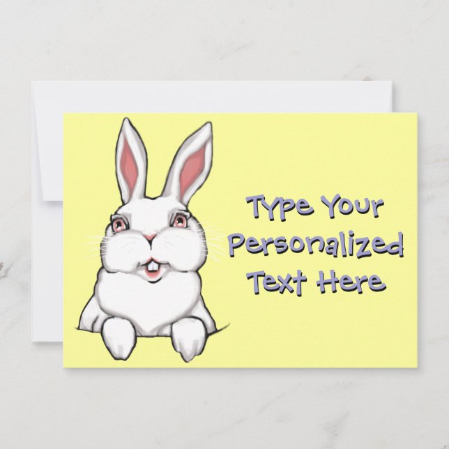 Easter Party Invitations Easter Cards Personalized (Front)