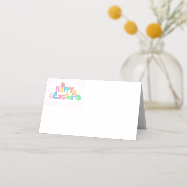 Easter Party Name Place Card (Front)