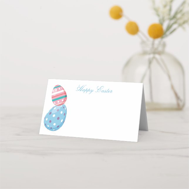 Easter Party Name Place Card (Front)