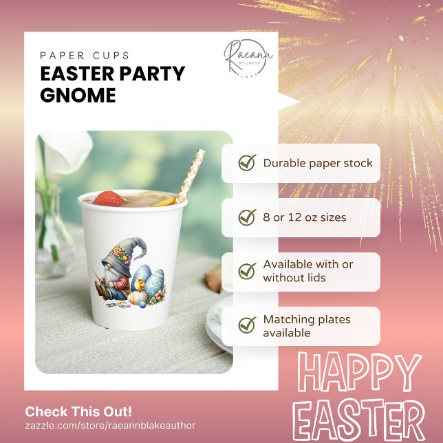 Easter Party Paper cup (Creator Uploaded)
