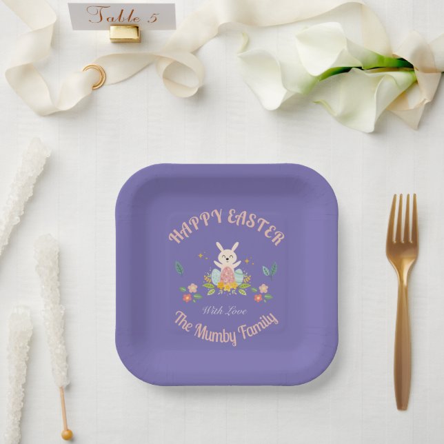 Easter Party Paper Plate (Wedding)