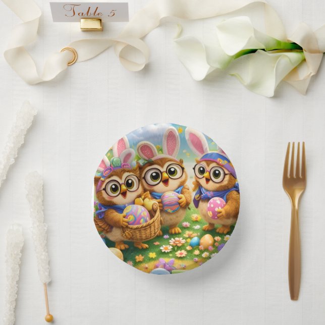 Easter party paper plates description bowls (Wedding)