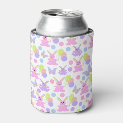 Easter Party Pattern Can Cooler