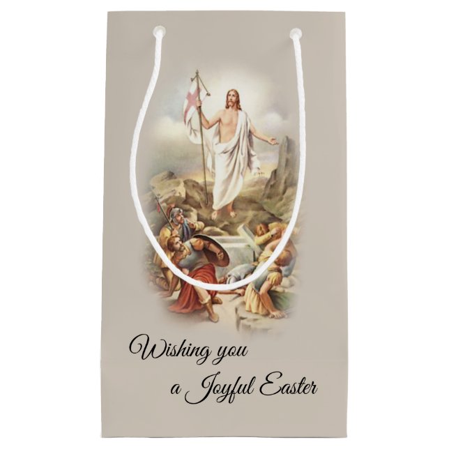 Easter | Pascha Resurrection of Jesus Small Gift Bag (Front)