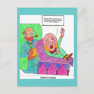 Easter/Passover Identity Crisis Holiday Postcard