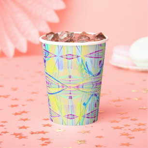 Easter Pastel Abstract Party Paper Cups