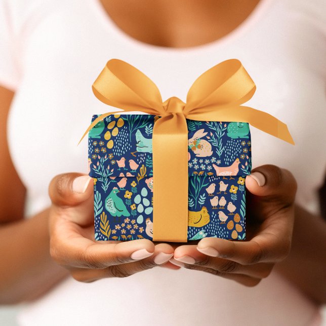 Easter pastel colors symbols seamless pattern wrapping paper (Creator Uploaded)