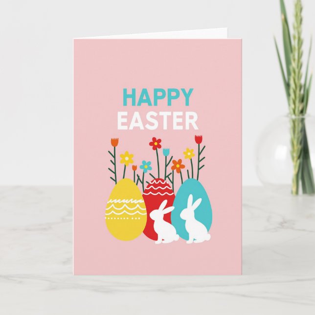 Easter Pastel Pattern Card (Front)