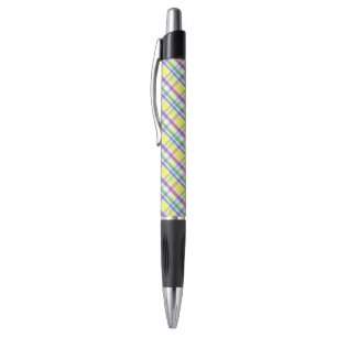Easter Pastel Plaid Spring Pattern Pen