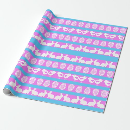 Easter pattern wrapping paper