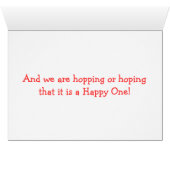 EASTER PEEPS HOPPING AND HOPING EASTER WISHES CARDS (Inside Horizontal (Bottom))