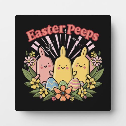 Easter Peeps Plaque