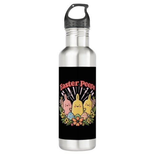 Easter Peeps Stainless Steel Water Bottle