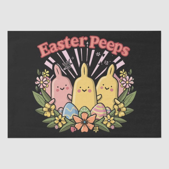Easter Peeps Tissue Paper (Front)