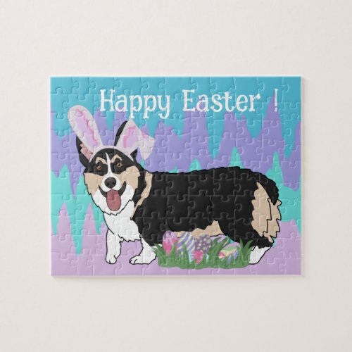 Easter Pembroke Welsh Corgi Jigsaw Puzzle