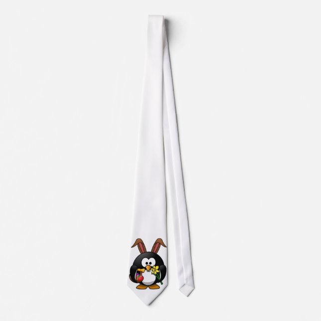 Easter Penguin Neck Tie (Front)