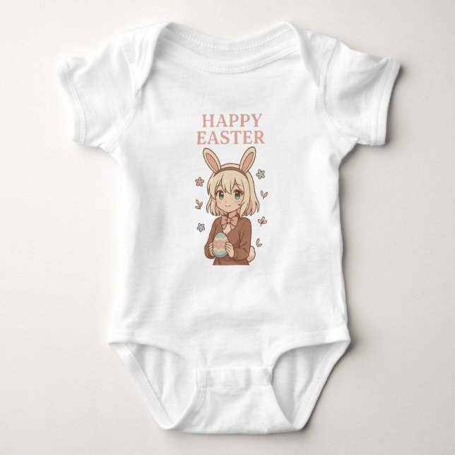Easter Personalized  Baby Bodysuit (Front)