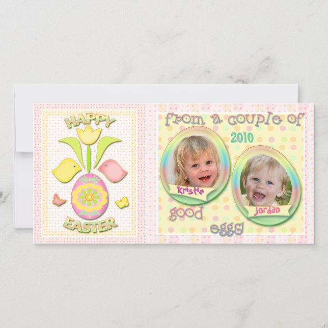 Easter Personalized Photo Card (Front)