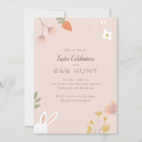 Easter Petals Party Invitations