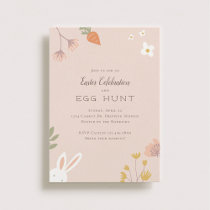 Easter Petals Party Invitations