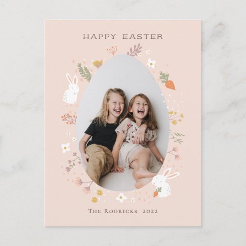 Easter Petals Photo Postcard