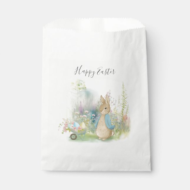 Easter Peter Rabbit Favor Bag (Front)